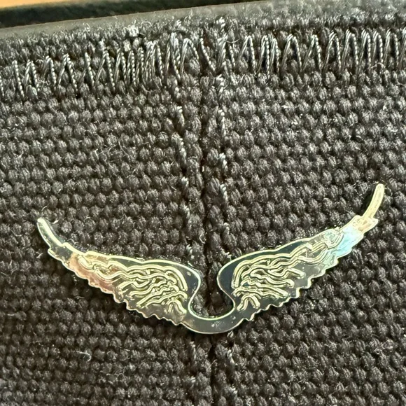 Zadig & Voltaire Mick Wings Canvas Tote Bag